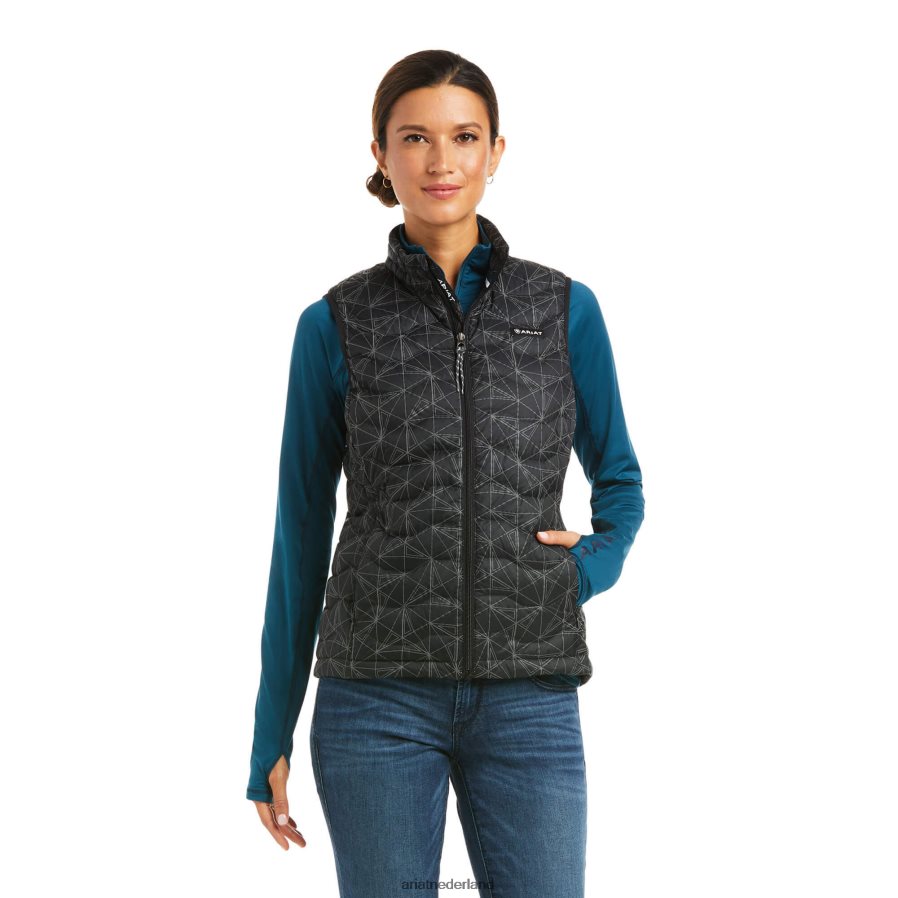 zwart ideaal 3.0 reflecterend vest Ariat vrouwen topjes PJ26LN3634