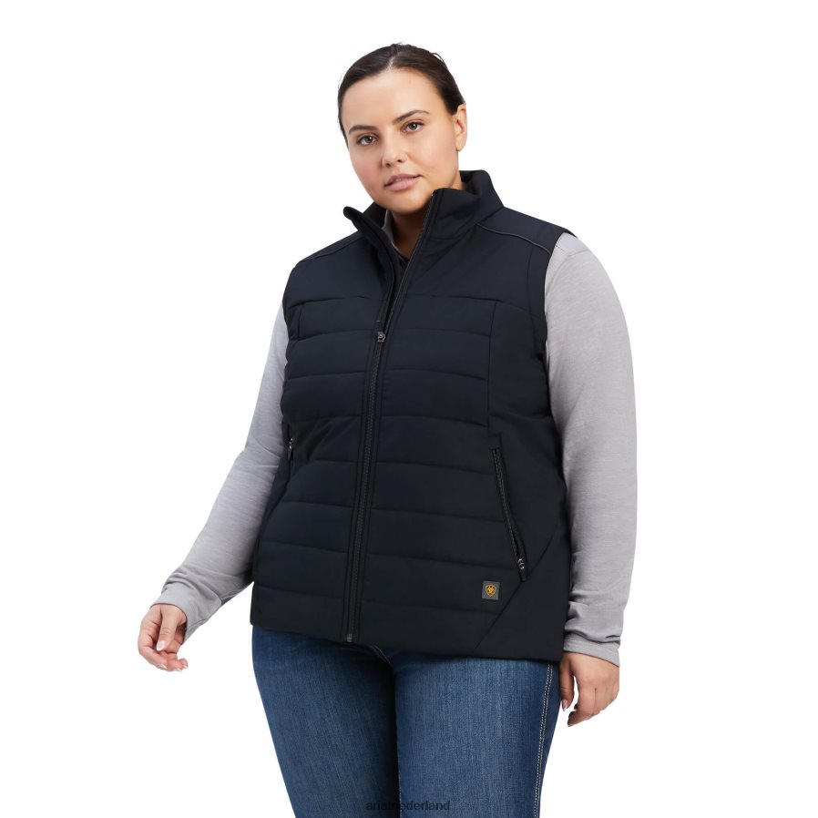 zwart wapening valkyrie stretch canvas geïsoleerd vest Ariat vrouwen topjes PJ26LN3622