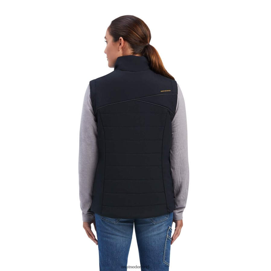 zwart wapening valkyrie stretch canvas geïsoleerd vest Ariat vrouwen topjes PJ26LN3622