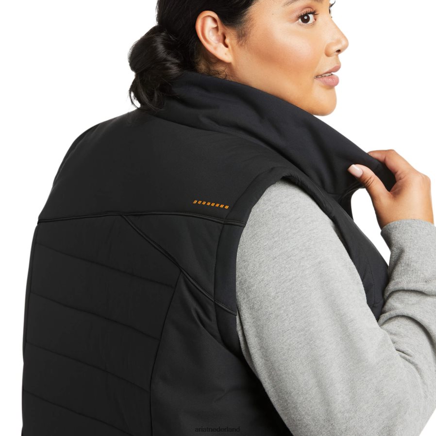 zwart wapening valkyrie stretch canvas geïsoleerd vest Ariat vrouwen topjes PJ26LN3622